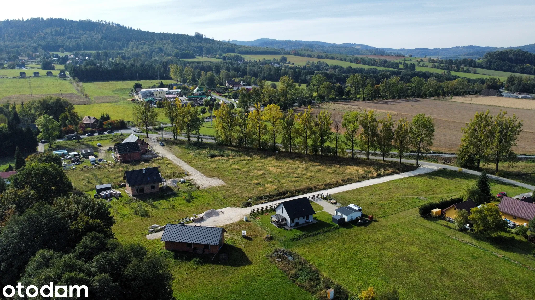 Radochów | 2 działki po 1000 m² | MPZP | widok — Radochów