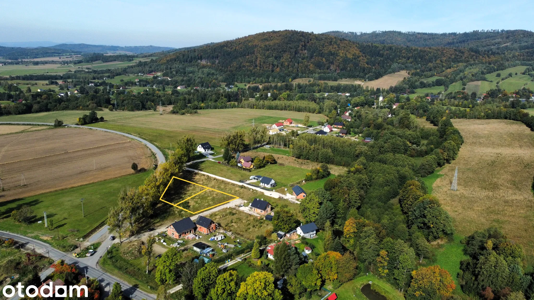 Radochów | 2 działki po 1000 m² | MPZP | widok — Radochów
